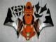 Black Red Silver 2007-2008 Honda CBR600RR Motorcycle Fairings