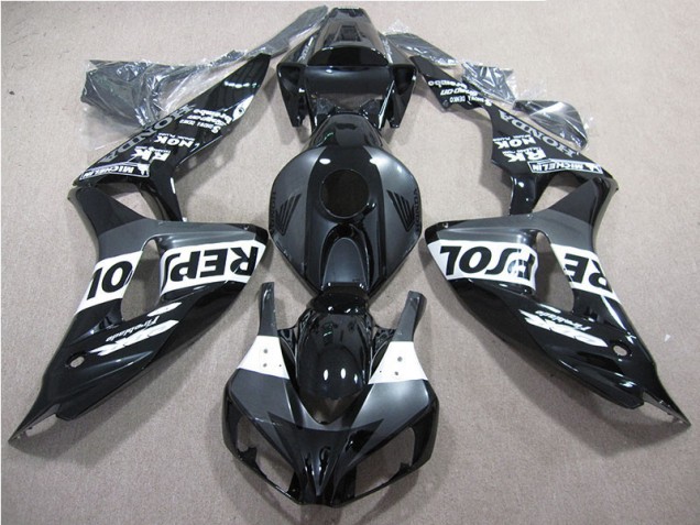 Black Repsol 2006-2007 Honda CBR1000RR Motorcycle Fairings Black Repsol 2006-2007 Honda CBR1000RR Motorcycle Fairings