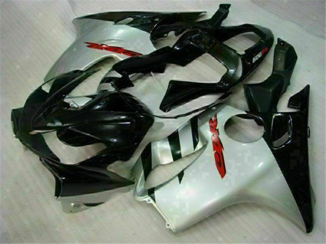 Black Silver 2001-2003 Honda CBR600 F4i Motorcycle Fairing