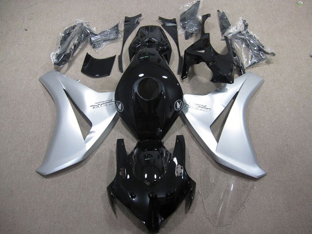 Black Silver Fireblade 2008-2011 Honda CBR1000RR Motorcycle Fairings