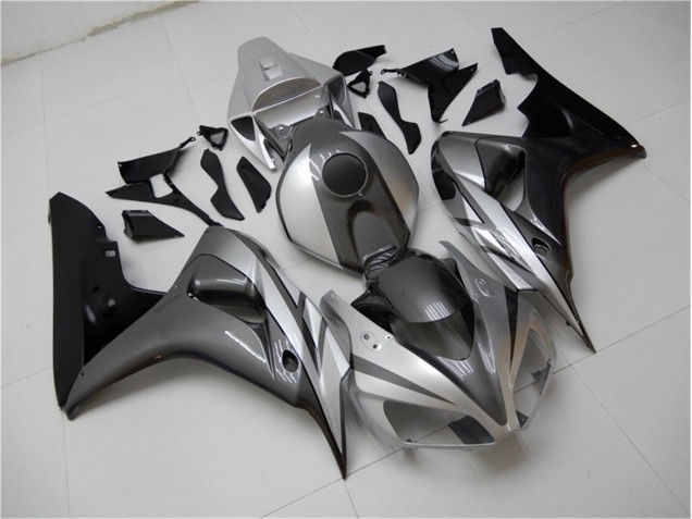 Black Silver Grey 2006-2007 Honda CBR1000RR Motorcycle Fairings Black Silver Grey 2006-2007 Honda CBR1000RR Motorcycle Fairings