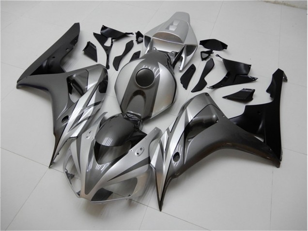 Black Silver Grey 2006-2007 Honda CBR1000RR Motorcycle Fairings Black Silver Grey 2006-2007 Honda CBR1000RR Motorcycle Fairings