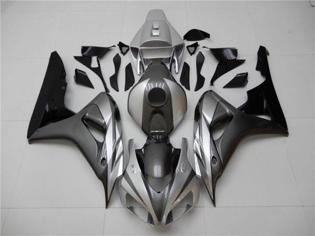 Black Silver Grey 2006-2007 Honda CBR1000RR Motorcycle Fairings Black Silver Grey 2006-2007 Honda CBR1000RR Motorcycle Fairings