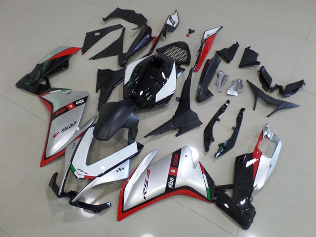 Black Silver Red 2011-2018 Aprilia RS4 50 125 Motorcycle Fairings Black Silver Red 2011-2018 Aprilia RS4 50 125 Motorcycle Fairings