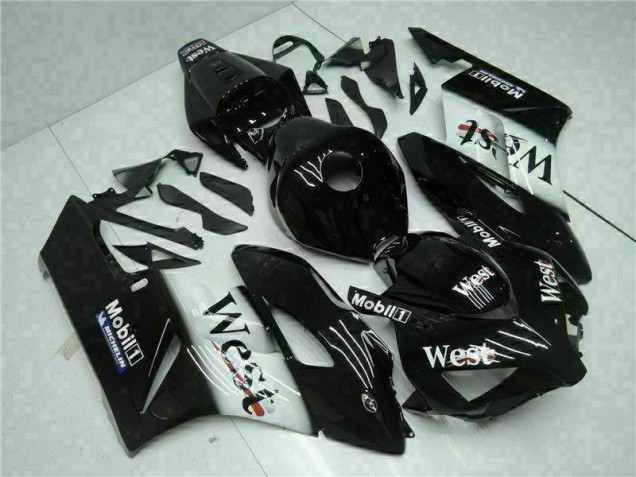 Black West 2004-2005 Honda CBR1000RR Motorcycle Fairings