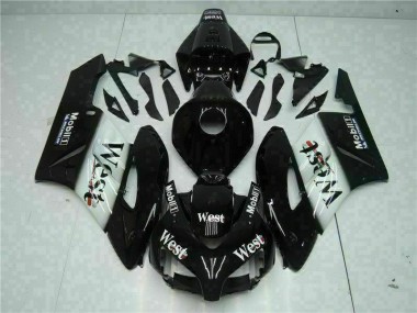 Black West 2004-2005 Honda CBR1000RR Motorcycle Fairings
