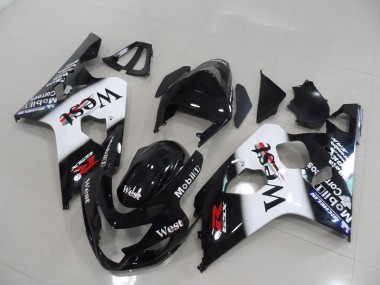 Black West 2004-2005 Suzuki GSXR 750 Motorcycle Fairings