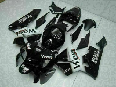 Black West 2005-2006 Honda CBR600RR Motorcycle Fairings