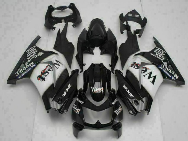 Black West 2008-2012 Kawasaki EX250 Motorcycle Fairings Black West 2008-2012 Kawasaki EX250 Motorcycle Fairings