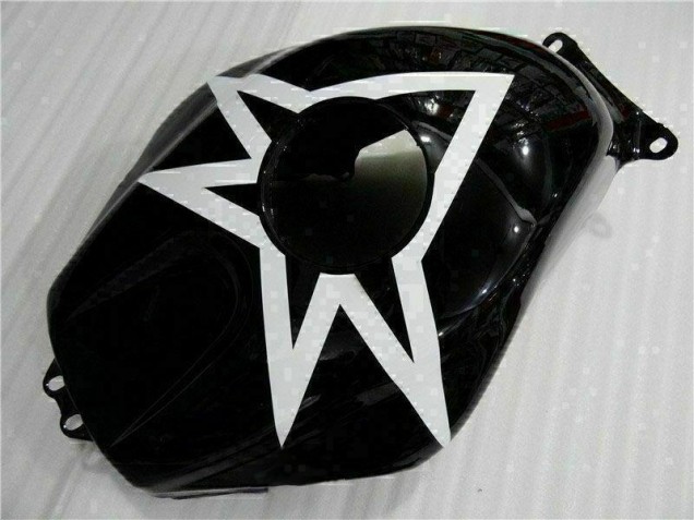 Black White 11 2003-2004 Honda CBR600RR Motorcycle Fairings