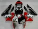 Black White 11 2003-2004 Honda CBR600RR Motorcycle Fairings
