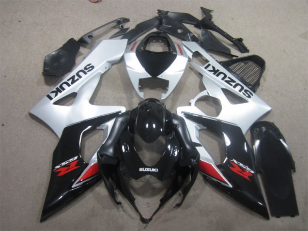 Black White 2005-2006 Suzuki GSXR 1000 Motorcycle Fairings Black White 2005-2006 Suzuki GSXR 1000 Motorcycle Fairings