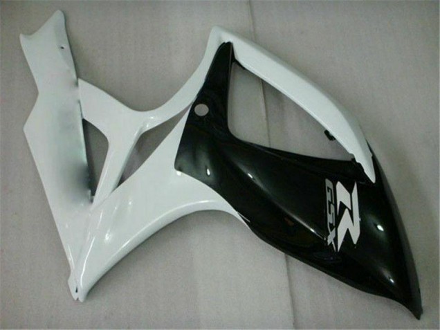 Black White 2006-2007 Suzuki GSXR 600/750 Motorcycle Fairings Black White 2006-2007 Suzuki GSXR 600/750 Motorcycle Fairings