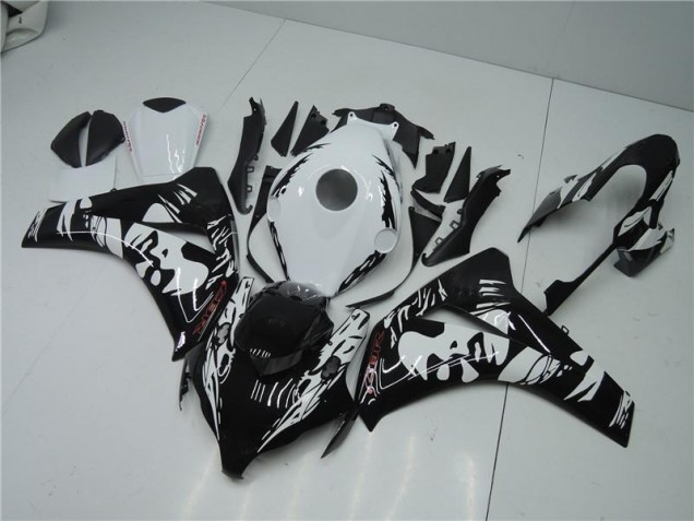Black White 2008-2011 Honda CBR1000RR Motorcycle Fairings Black White 2008-2011 Honda CBR1000RR Motorcycle Fairings