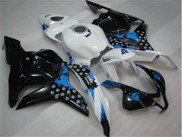Black White Blue 2009-2012 Honda CBR600RR Motorcycle Fairings Black White Blue 2009-2012 Honda CBR600RR Motorcycle Fairings