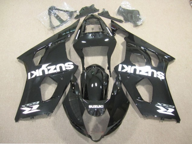 Black White Decal 2003-2004 Suzuki GSXR 1000 Motorcycle Fairings