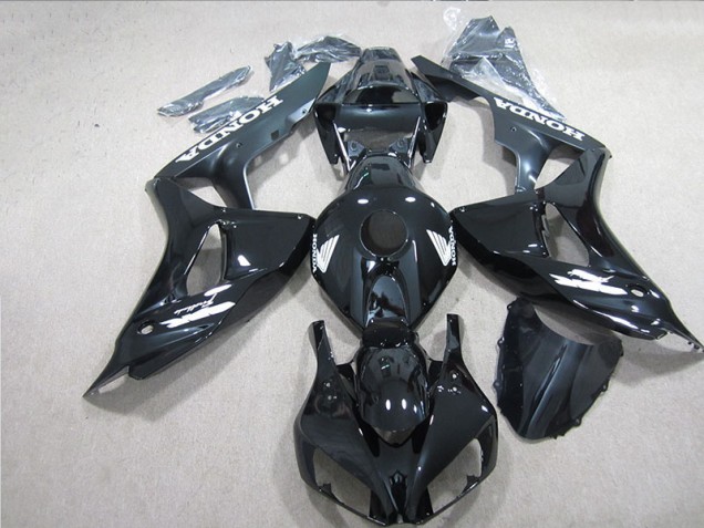 Black White Decal 2006-2007 Honda CBR1000RR Motorcycle Fairings Black White Decal 2006-2007 Honda CBR1000RR Motorcycle Fairings