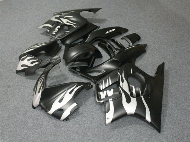 Black White Flame 1995-1998 Honda CBR600 F3 Motorcycle Fairings