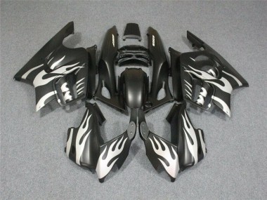 Black White Flame 1995-1998 Honda CBR600 F3 Motorcycle Fairings