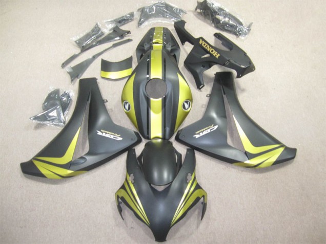 Black White Green 2008-2011 Honda CBR1000RR Motorcycle Fairings
