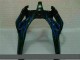 Black with Blue Flame 2000-2002 Kawasaki ZX6R Motorcycle Fairings Black with Blue Flame 2000-2002 Kawasaki ZX6R Motorcycle Fairings