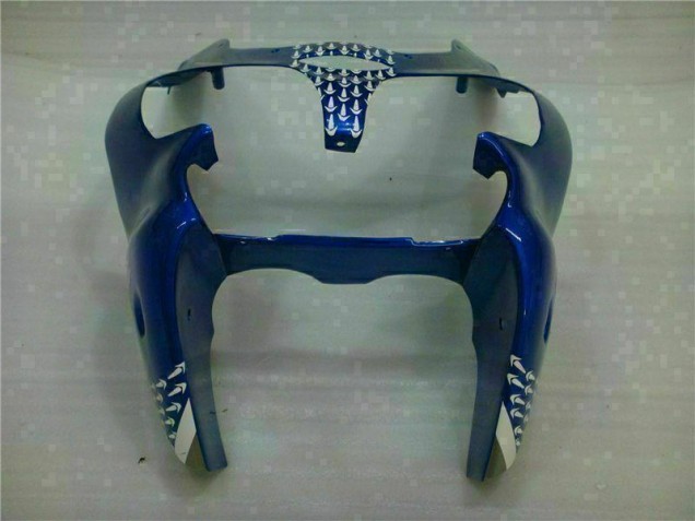 Blue 2000-2002 Kawasaki ZX6R Motorcycle Bodywork