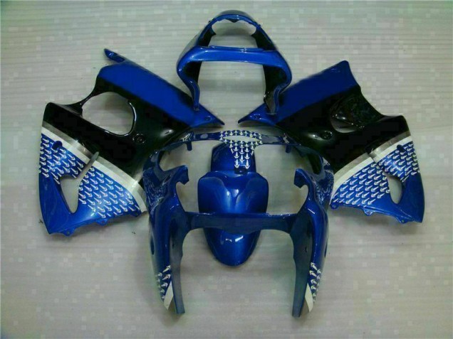 Blue 2000-2002 Kawasaki ZX6R Motorcycle Bodywork