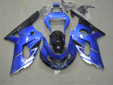 Blue 2001-2003 Suzuki GSXR 600 Motorcycle Fairings