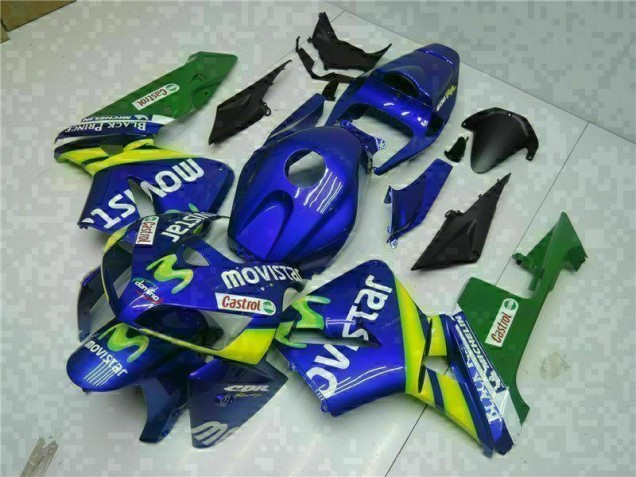Blue 2005-2006 Honda CBR600RR Motorcycle Fairings Blue 2005-2006 Honda CBR600RR Motorcycle Fairings