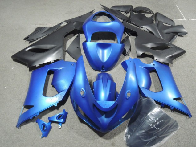 Blue 2005-2006 Kawasaki ZX6R Motorcycle Bodywork