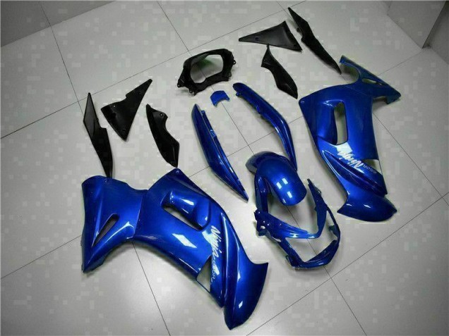 Blue 2006-2008 Kawasaki EX650 Motorcycle Fairings
