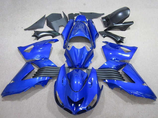 Blue 2006-2011 Kawasaki ZX14R ZZR1400 Motorcycle Fairing Blue 2006-2011 Kawasaki ZX14R ZZR1400 Motorcycle Fairing