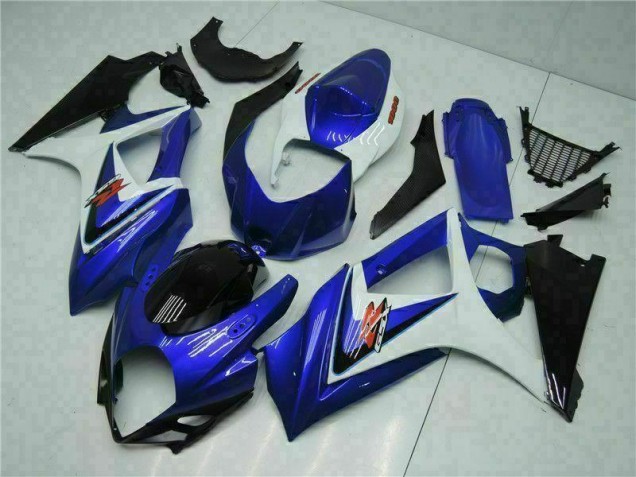 Blue 2007-2008 Suzuki GSXR 1000 Motorcycle Fairings
