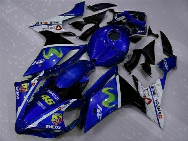 Blue 2007-2008 Yamaha YZF R1 Motorcycle Fairing Kits