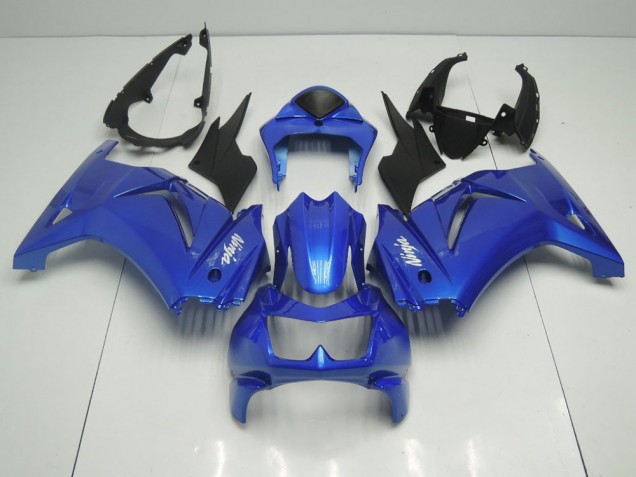 Blue 2008-2012 Kawasaki ZX250R Motorcycle Fairings