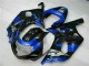 Blue Black 2001-2003 Suzuki GSXR 600/750 Motorcycle Fairing Blue Black 2001-2003 Suzuki GSXR 600/750 Motorcycle Fairing