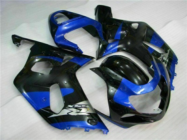 Blue Black 2001-2003 Suzuki GSXR 600/750 Motorcycle Fairing Blue Black 2001-2003 Suzuki GSXR 600/750 Motorcycle Fairing