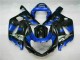 Blue Black 2001-2003 Suzuki GSXR 600/750 Motorcycle Fairings