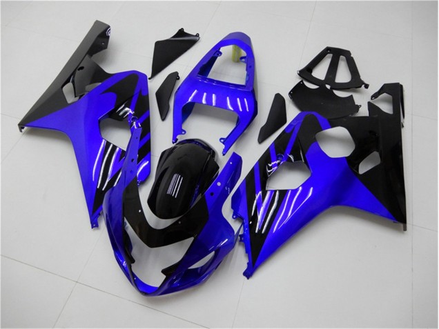 Blue Black 2004-2005 Suzuki GSXR 600/750 Motorcycle Fairing Blue Black 2004-2005 Suzuki GSXR 600/750 Motorcycle Fairing