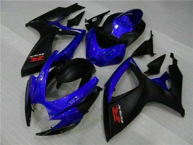 Blue Black 2006-2007 Suzuki GSXR 600/750 Motorcycle Fairing Blue Black 2006-2007 Suzuki GSXR 600/750 Motorcycle Fairing
