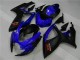 Blue Black 2006-2007 Suzuki GSXR 600/750 Motorcycle Fairing Blue Black 2006-2007 Suzuki GSXR 600/750 Motorcycle Fairing