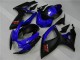 Blue Black 2006-2007 Suzuki GSXR 600/750 Motorcycle Fairing Blue Black 2006-2007 Suzuki GSXR 600/750 Motorcycle Fairing