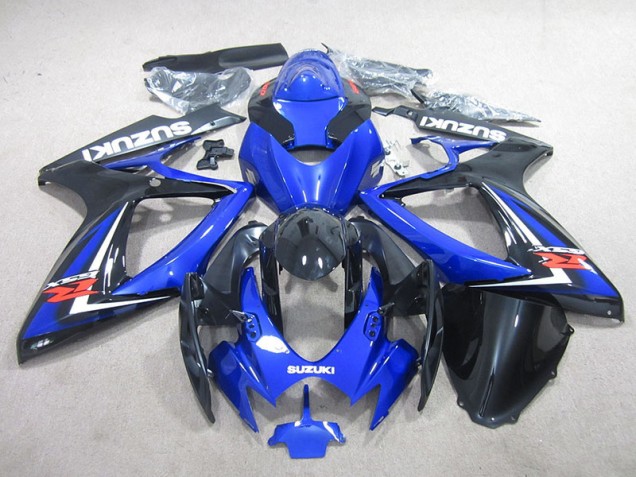 Blue Black 2006-2007 Suzuki GSXR 750 Motorcycle Fairings Blue Black 2006-2007 Suzuki GSXR 750 Motorcycle Fairings