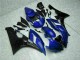 Blue Black 2006-2007 Yamaha YZF R6 Motorcycle Fairing Kits & Plastic