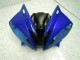 Blue Black 2006-2007 Yamaha YZF R6 Motorcycle Fairing Kits & Plastic