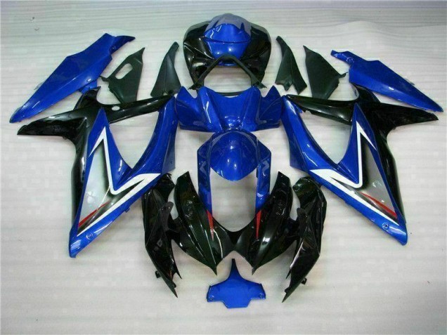 Blue Black 2008-2010 Suzuki GSXR 600/750 Motorcycle Bodywork Blue Black 2008-2010 Suzuki GSXR 600/750 Motorcycle Bodywork