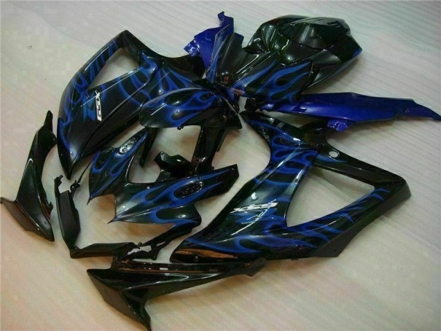 Blue Black 2008-2010 Suzuki GSXR 600/750 Motorcycle Fairing Blue Black 2008-2010 Suzuki GSXR 600/750 Motorcycle Fairing
