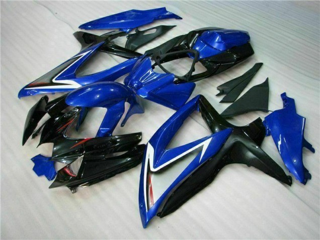 Blue Black 2008-2010 Suzuki GSXR 600/750 Motorcycle Fairings
