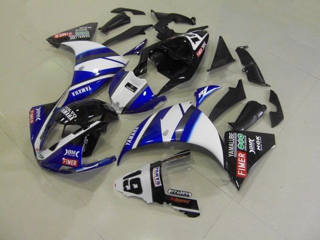 Blue Black 2009-2011 Yamaha YZF R1 Motorcycle Fairings