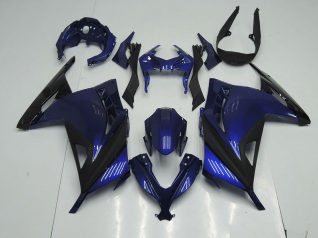 Blue Black 2013-2016 Kawasaki ZX300R Motorcycle Fairings Blue Black 2013-2016 Kawasaki ZX300R Motorcycle Fairings